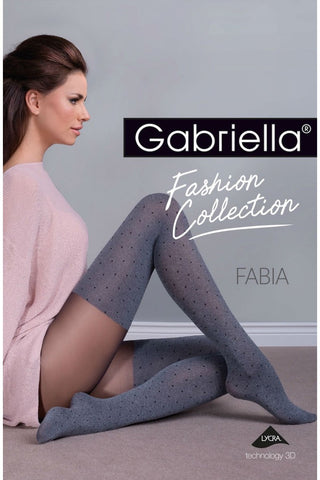 Gabriella Fabia Tights Melange/Grey