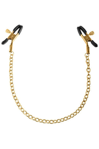 Fetish Fantasy Gold Chain Nipple Clamps