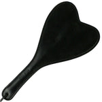 Spanking Paddle Black Leather Heart - Fetshop