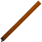 Spanking Paddle Tan Leather Double Layer Ruler - Fetshop