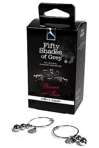 Fifty Shades Of Grey Pleasure and Pain Nipple Rings
