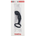 Glass romance black dildo - Fetshop