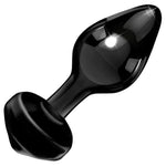 Icicles 44 Glass Butt Plug, Black Glass - Fetshop