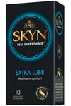 Mates SKYN Extra Lubricated Non Latex Condoms 10 Pack