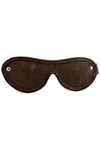 Bound Nubuck Leather Blindfold