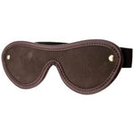Bound Nubuck Leather Blindfold