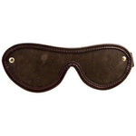 Bound Nubuck Leather Blindfold
