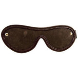 Bound Nubuck Leather Blindfold