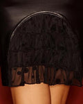 Noir Handmade Black Ruffles Skirt F072 - Fetshop