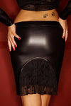Noir Handmade Black Ruffles Skirt F072 - Fetshop