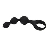 Loving Joy Triple Ripple Anal Beads-Black - Fetshop