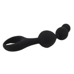 Loving Joy Triple Ripple Anal Beads-Black - Fetshop