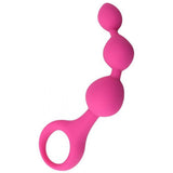 Loving Joy Triple Ripple Anal Beads-Pink - Fetshop