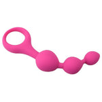 Loving Joy Triple Ripple Anal Beads-Pink - Fetshop