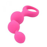 Loving Joy Triple Ripple Anal Beads-Pink - Fetshop