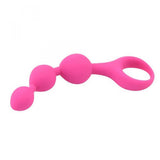 Loving Joy Triple Ripple Anal Beads-Pink - Fetshop