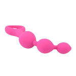 Loving Joy Triple Ripple Anal Beads-Pink - Fetshop