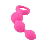 Loving Joy Triple Ripple Anal Beads-Pink - Fetshop