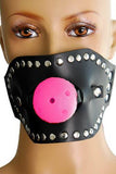 Open Mouth Restraint and Ball Gag Pink