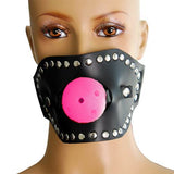 Open Mouth Restraint and Ball Gag Pink - Fetshop