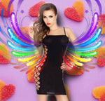 Passion BS026 Mesh Dress Black | Angel Clothing