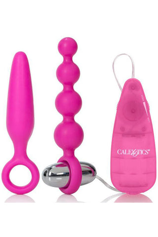 Pink Booty Call Booty Vibro Kit by CalExotics
