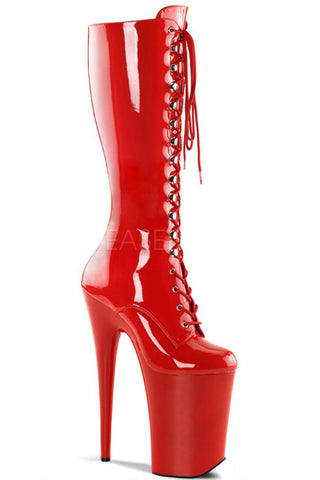 Pleaser INFINITY-2020 Boots Red