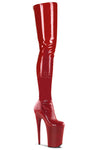 Pleaser INFINITY-4000 Boots Red