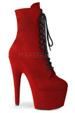 Pleaser Red ADORE 1020FS Boots