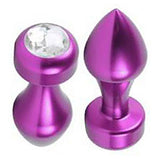 Purple Metallic Butt Plug - Fetshop