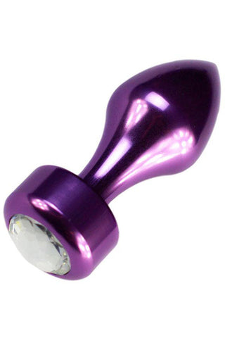 Purple Metallic Butt Plug