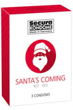 Secura Kondome Santas Coming Strawberry 3 Pack