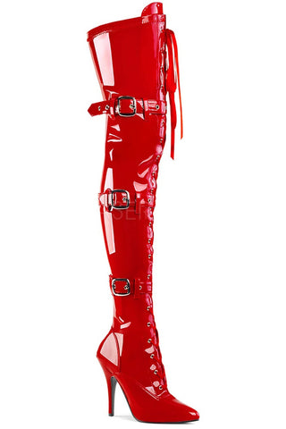 Pleaser SEDUCE-3028 Boots Red