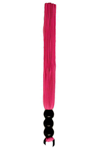 Sex and Mischief Pink 10 Inch Rubber Flogger