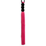 Sex and Mischief Pink 10 Inch Rubber Flogger - Fetshop