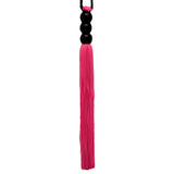 Sex and Mischief Pink 10 Inch Rubber Flogger - Fetshop