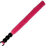Sex and Mischief Pink 10 Inch Rubber Flogger - Fetshop