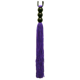 Sex and Mischief Purple 10 Inch Rubber Flogger - Fetshop