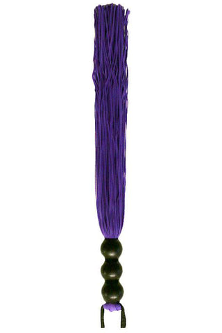 Sex and Mischief Purple 10 Inch Rubber Flogger