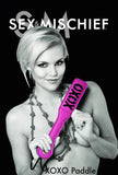 Sex and Mischief XOXO Paddle - Pink and Black - Fetshop