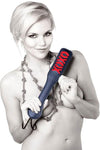 Sex and Mischief XOXO Paddle - Black and Red