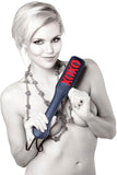 Sex and Mischief XOXO Paddle - Black and Red