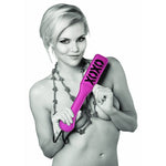 Sex and Mischief XOXO Paddle - Pink and Black - Fetshop