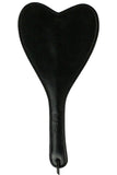 Spanking Paddle Black Leather Heart