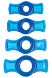 Doc Johnson Titan Men Cock Ring Set Blue