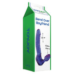 Toy Joy Bend Over Boyfriend Strapless Strap On Purple - Fetshop