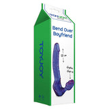 Toy Joy Bend Over Boyfriend Strapless Strap On Purple - Fetshop